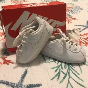 Toddler Nike Cortez, white